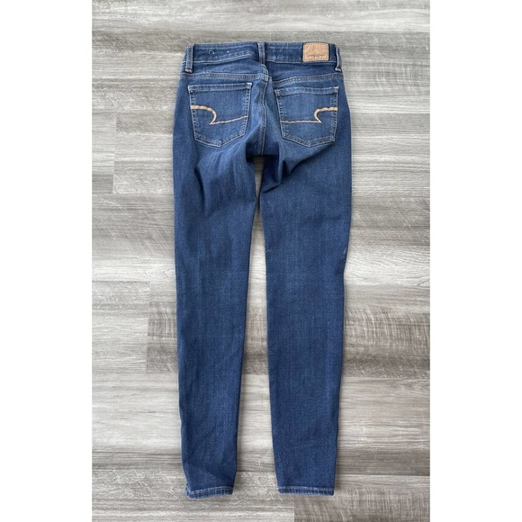 American Eagle Skinny Jeggings Jeans Sz 0 Stretch K4 - Picture 3 of 6